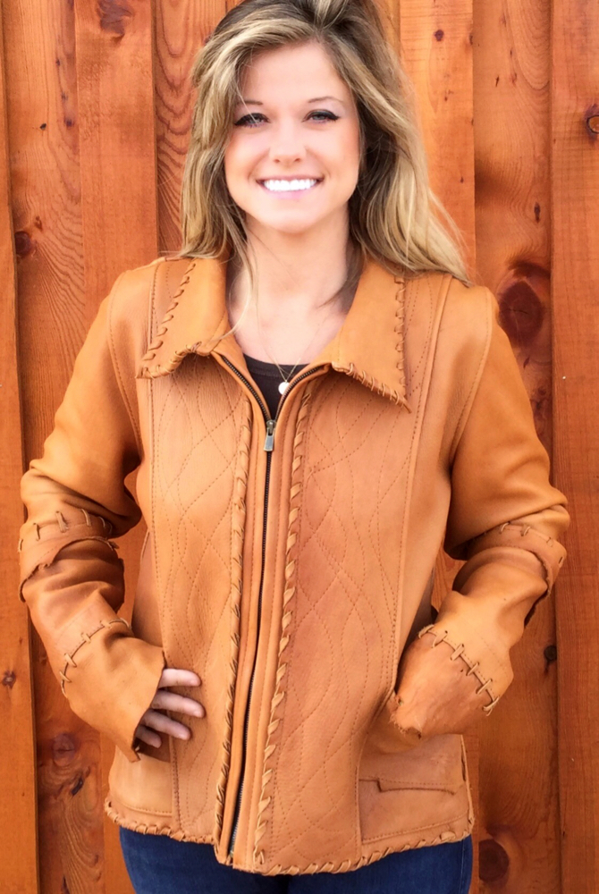 Deerskin jacket womens sale